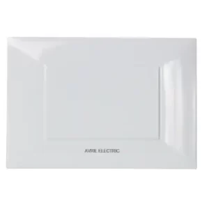 Placa ciega blanca