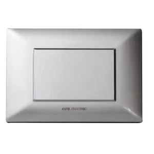 Placa ciega plateada